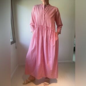 BOTEGGA EGNAZIA | STRIPED LINEN DRESS